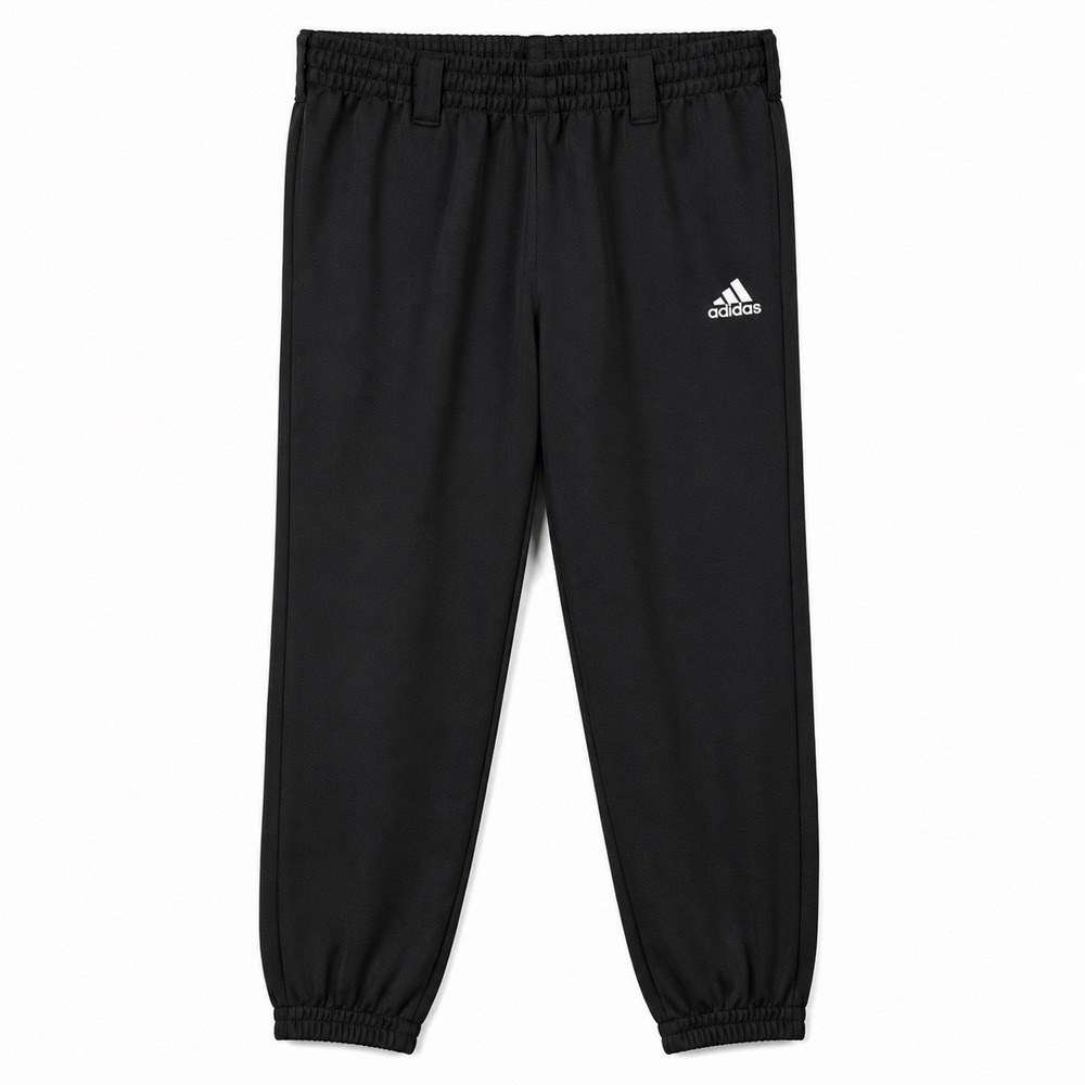 Adidas Youth XS Black Aeroready Baseball Pull-On Pants Belt Loops Elastic Cuffs - Picture 2 of 13